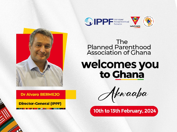 PPAG's Welcome poster for IPPF Director General