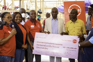 Absa Bank donates GH¢150,000 to support traders affected by Kantamanto market fire