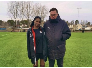 Black Princesses star Sharon Sampson and Kim Lars Bjorkegren