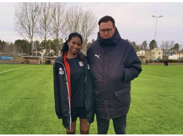 Black Princesses star Sharon Sampson and Kim Lars Bjorkegren