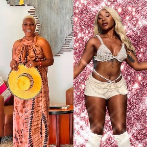Efia Odo and Victoria Lebene