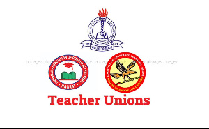 Teacher unions include GNAT, NAGRAT, and CCT-Ghana