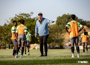 The match marks the beginning of Ghana’s training tour in Senegal