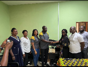GCB Bank donates computeres to KBTH