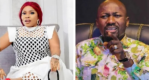 Halima Abubakar and Apostle Johnson Suleman