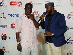 Ghanaian rapper Sarkodie with Yaw Ampofo