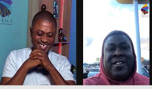 Kwame Kusi and host of the interview