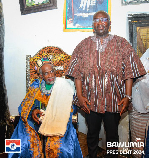 Wa Naa Fuseini Rashid Pelpuo IV and Dr. Mahamudu Bawumia