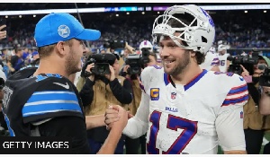Jared Goff and Josh Allen combined for 937 total yards and nine touchdowns