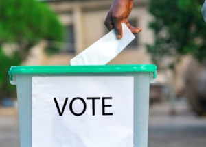 Ballots cast today will not be counted at the centers