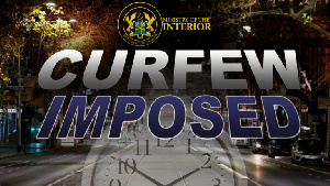 The Interior Minister, Muhammed Muntaka, imposed the curfew on February 15