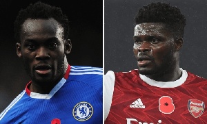 Michael Essien & Thomas Partey