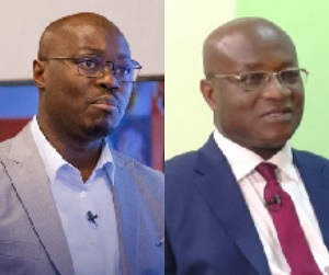 Dr Cassiel Ato Forson (left), Osei Kyei-Mensah-Bonsu (right)