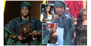 Ademola Lookman graced the occasion with his girlfriend, Jayda Love