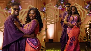 Felicia Osei and her husband
