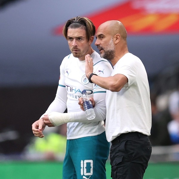 Pep Guardiola & Jack Grealish