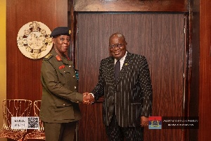 During the meeting, President Akufo-Addo praised her remarkable service