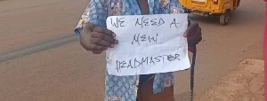 Student protesting