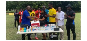 Zankl Speger donates to medical support to Accra Shooting Stars
