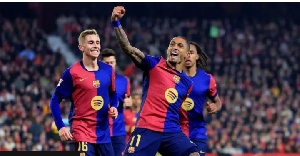 Raphinha moved to Barcelona from Leeds in 2022