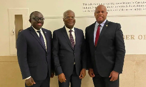 K.T Hammond with representatives from the U.S. Chamber of Commerce