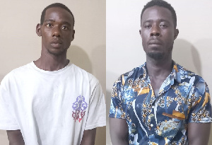 Suspects Eric Danso and Daniel Kwaku Owusu confessed to their involvement