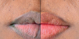 pink lips