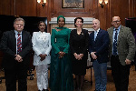 Dr. Yvonne Thompson CBE the Excellence Award at the RBFA