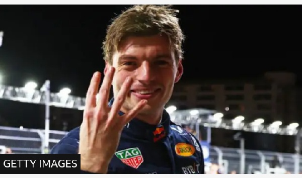 Max Verstappen is the fourth man to win four consecutive drivers' championships