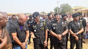 The solemn ceremony underscored the deep respect for Hajia Saudatu