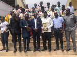 Executive of GAF in a group photo with the pullers