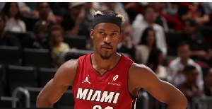 Jimmy Butler joined the Heat from the Philadelphia 76ers in 2019
