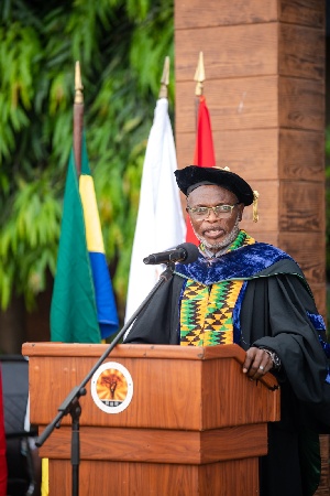 Professor Isaac Abeku Blankson, President of AUCB