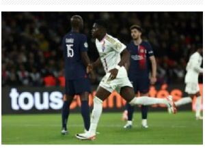 Ernest Nuamah managed to secure a consolation goal for Lyon