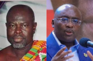 Joseph Amoah (left); Bawumia (right)