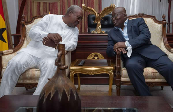 John Dramani Mahama and Nana Addo Dankwa Akufo-Addo