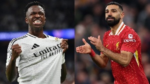 Vinicius Junior and Mohamed Salah