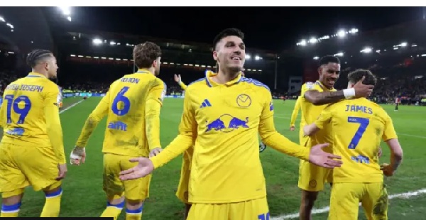 Joel Piroe scored a superb third goal for Leeds