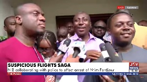 The NPP presence at the residence is believed to have thwarted the NIB's alleged arrest operation