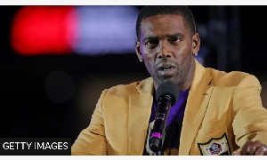 Randy Moss was inducted into the NFL Hall of Fame in 2018