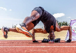 Zama Mofokeng, a South African gymnast