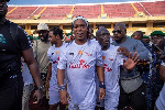 The Brazilian World Cup winner was in Guinea for a charity game