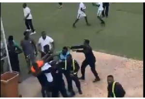 Reports claim Ndoum pressured the referee to overturn the decision