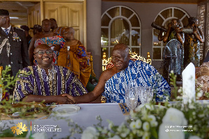 Dr. Mahamudu Bawumia and Otumfuo Osei Tutu II