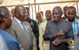 Otumfuo Osei Tutu II, recently paid a visit to various project sites in the Ashanti region