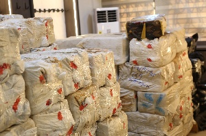 Authorities estimate the street value of the intercepted drugs to be over $350 million