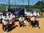 Michael Nortey with some of the participants