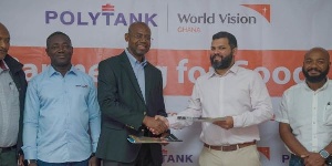 World Vision Ghana partners polytank to boost water access in key regions