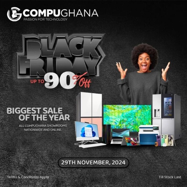 CompuGhana presents: ‘Something black is coming’ Black Friday/biggest sale of the year!