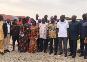 Regional Minister Simon Osei-Mensah, along with other top party officials, graced the occasion